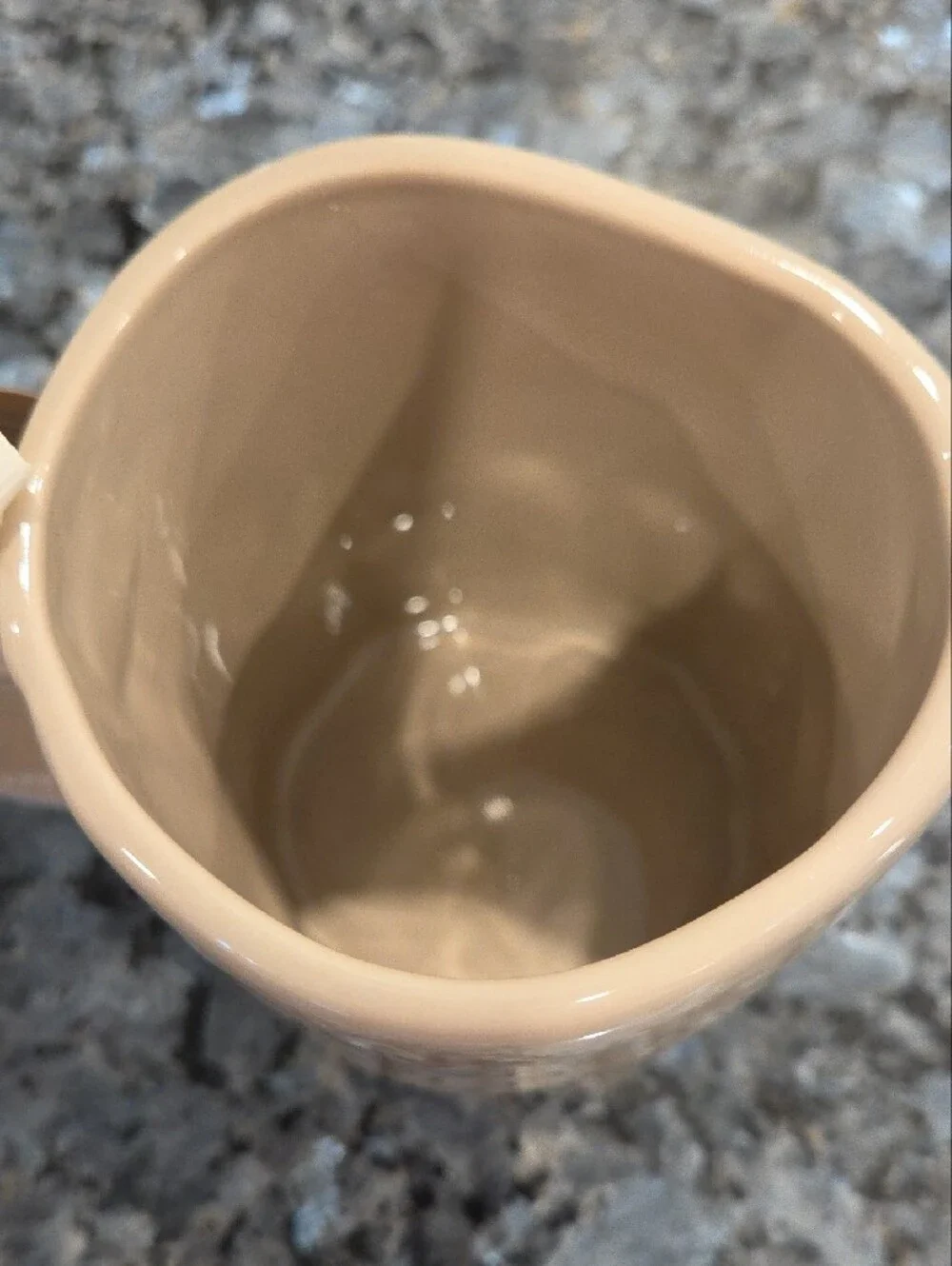 Rae Dunn COFFEE Mug in Taupe Ceramic